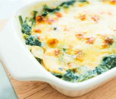 weight loss direct cheesy spinach bake