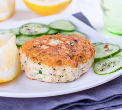 weight loss direct baked salmon cakes