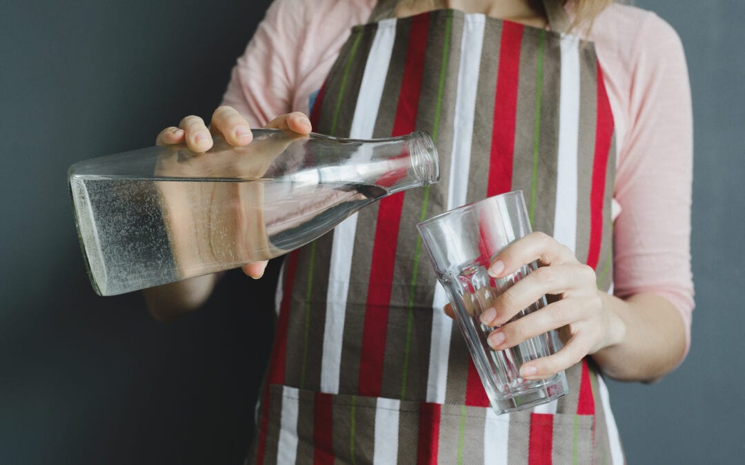 Woman drinking Water