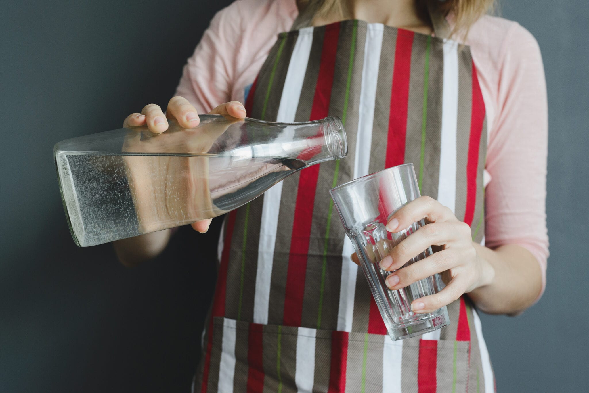 Woman drinking Water