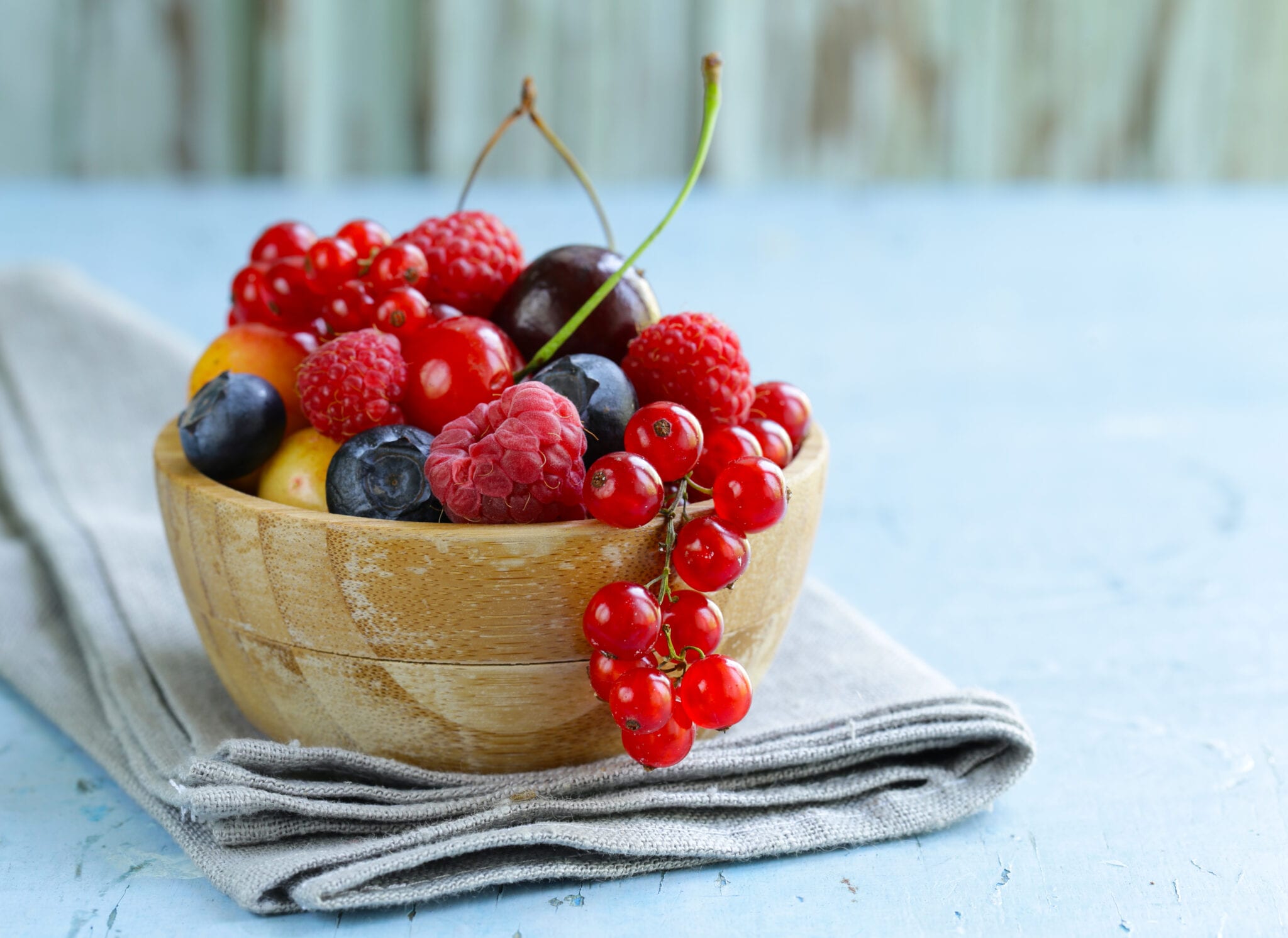 ripe organic mix berries full of nutrients