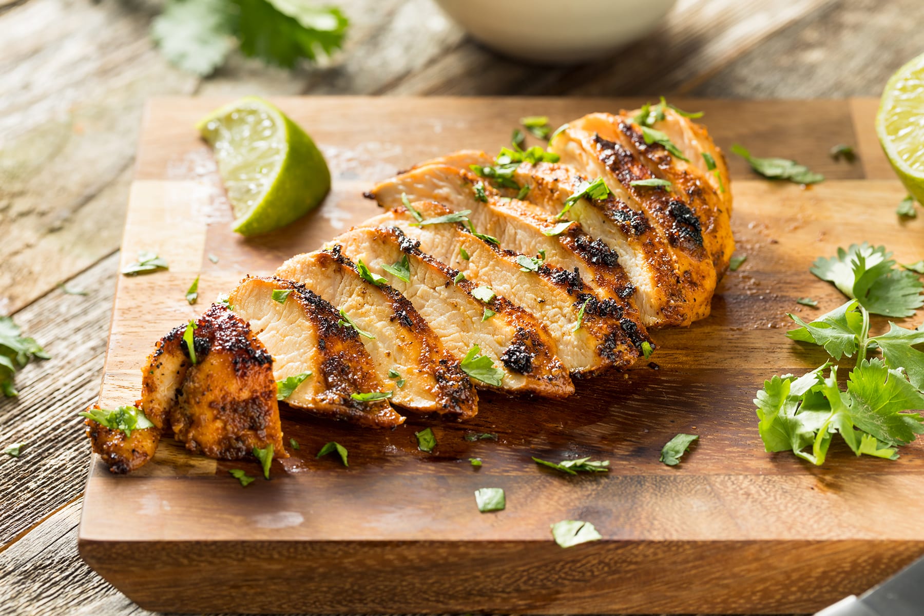 homemade grilled chipotle chicken breast