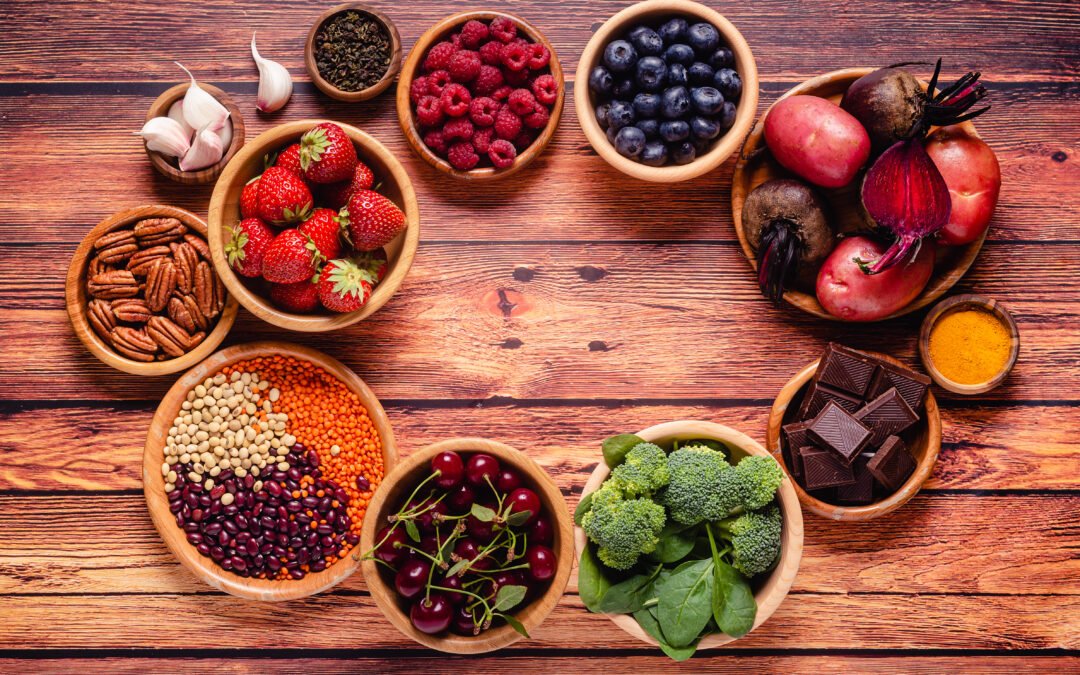 healthy foods high in antioxidants.