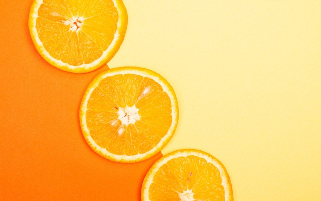 oranges on orange background