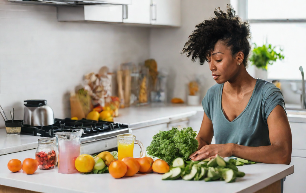 person_in_kitchen_with_healthy_foods_staying_hydrated