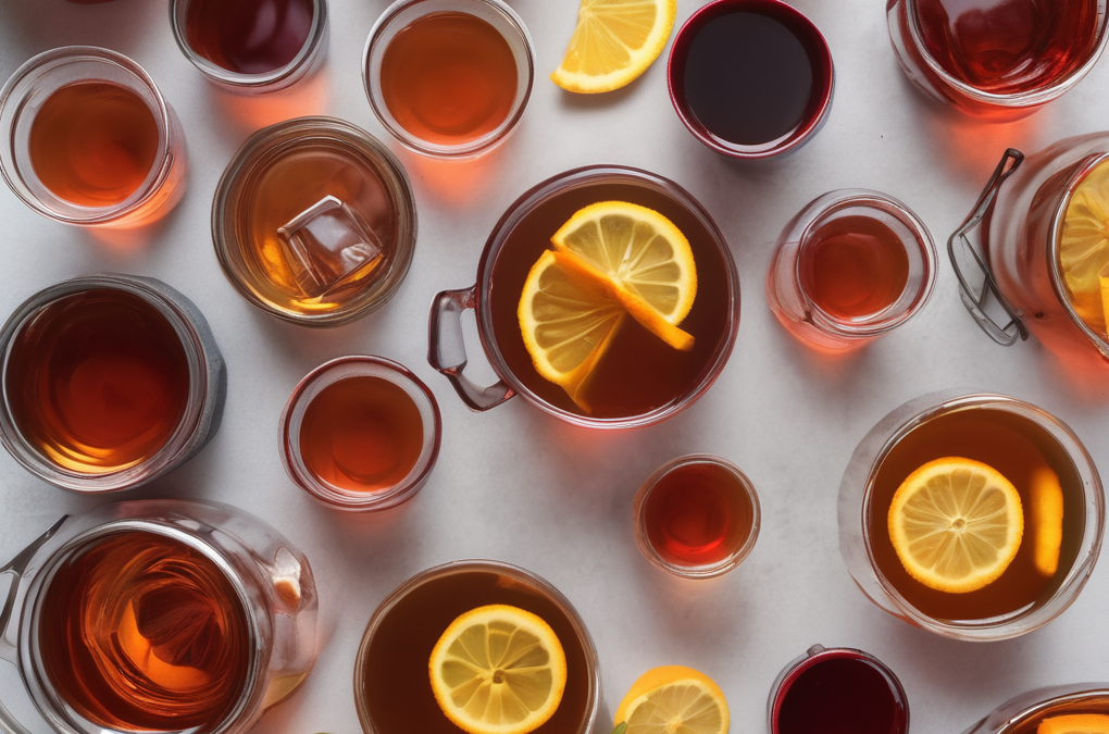 glasses_unsweetened_tea_with_lemon_slices_and_orange_slices