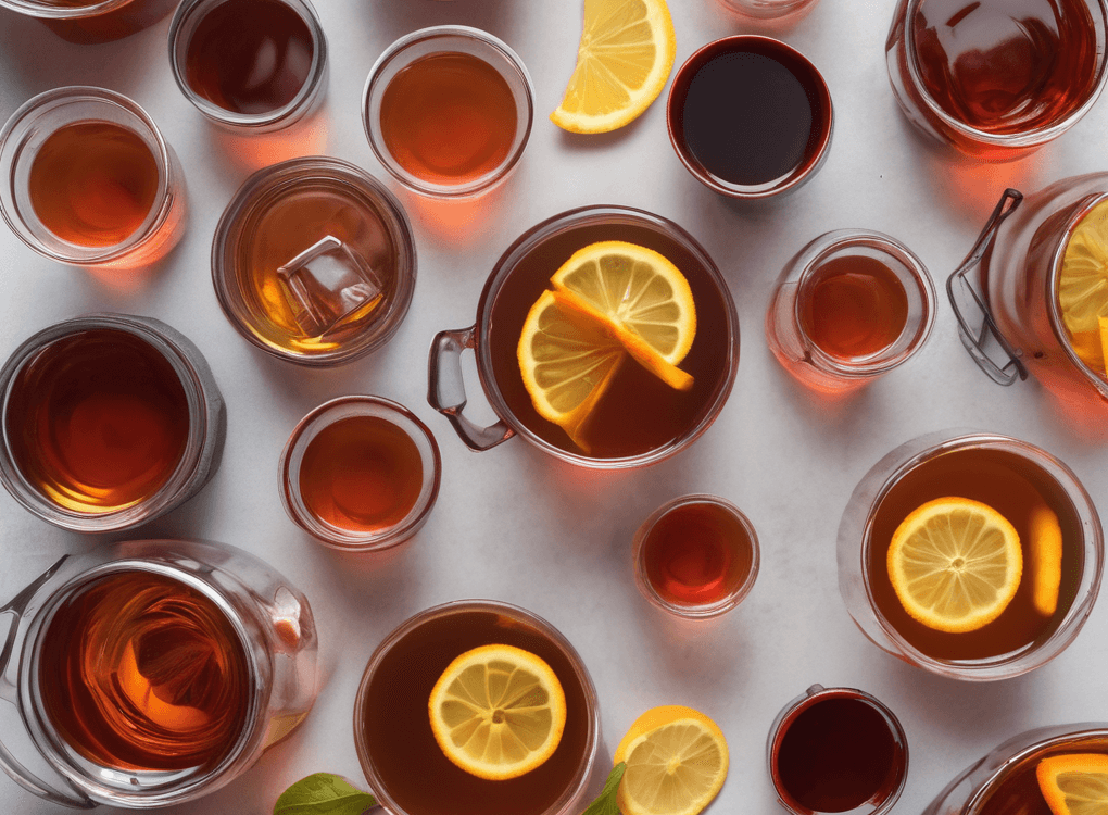 glasses_unsweetened_tea_with_lemon_slices_and_orange_slices