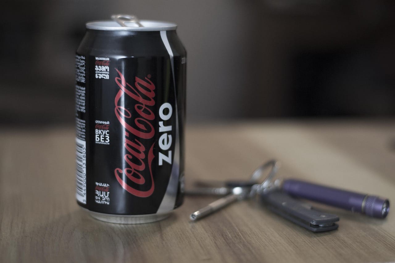 diet soda with aspartame