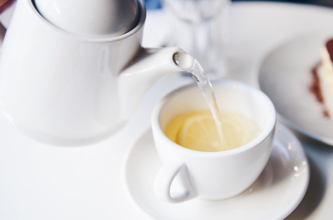hot lemon water in the morning to help with digestion and weight loss