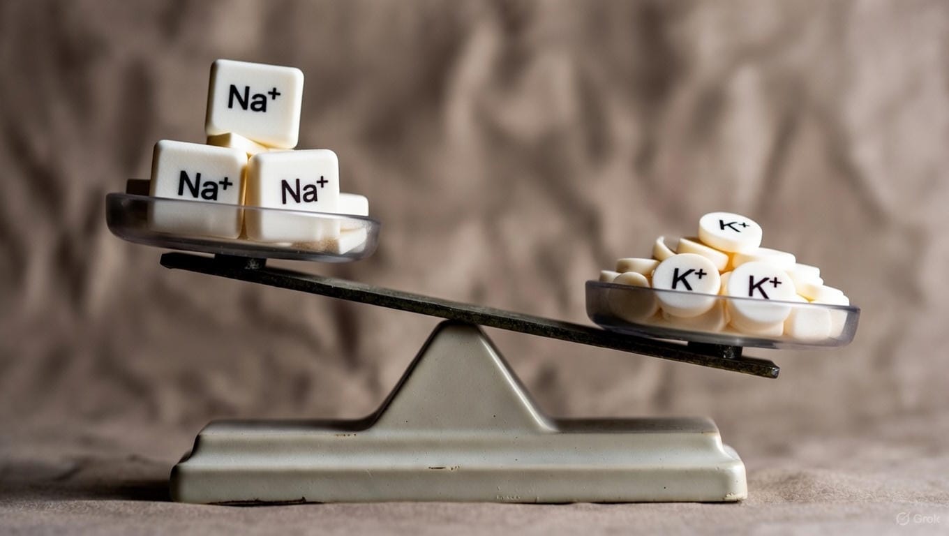 imbalanced electrolytes sodium and potassium