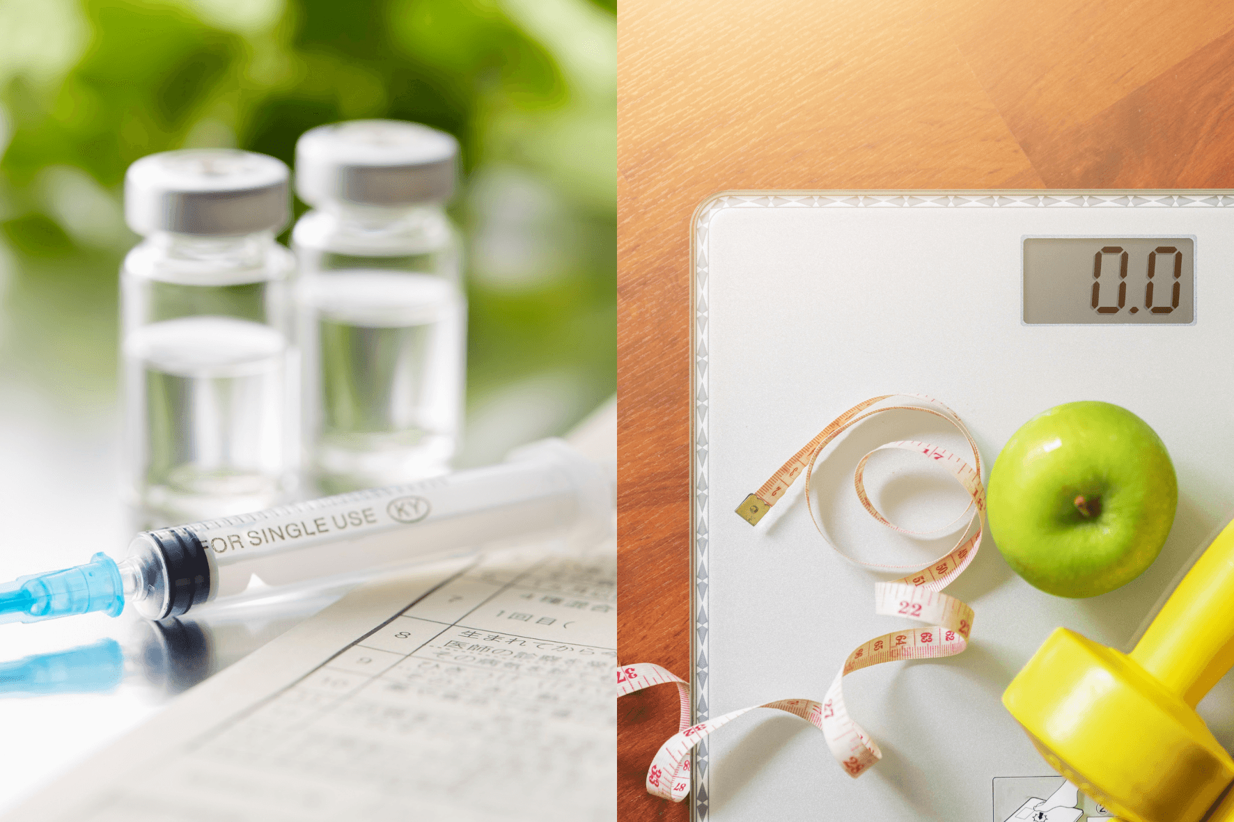 GLP-1 injections vs natural weight loss