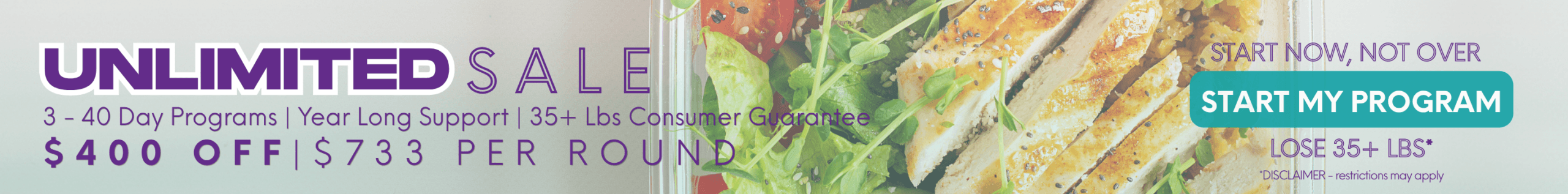 wld get ready for summer sale web banner lose 20 pounds for summer